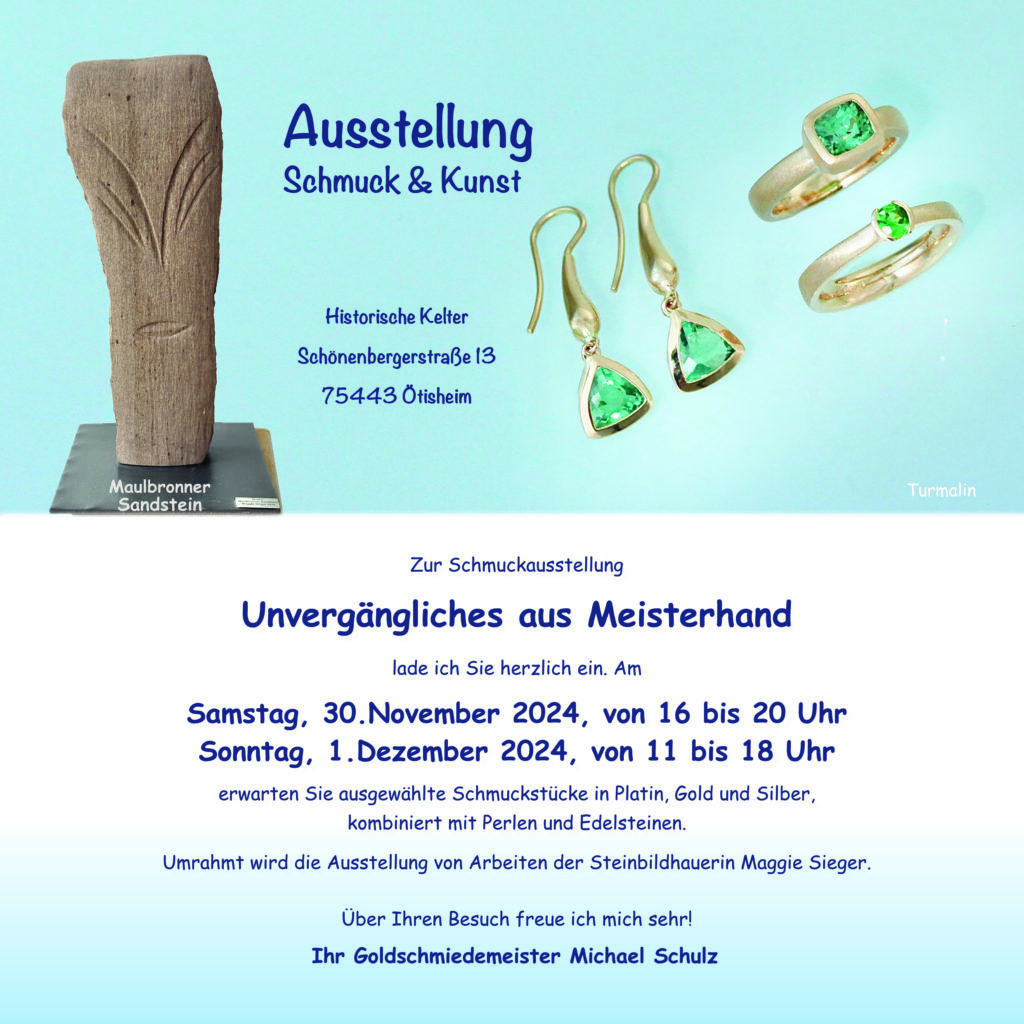 goldschmiede schulz einladung ausstellung